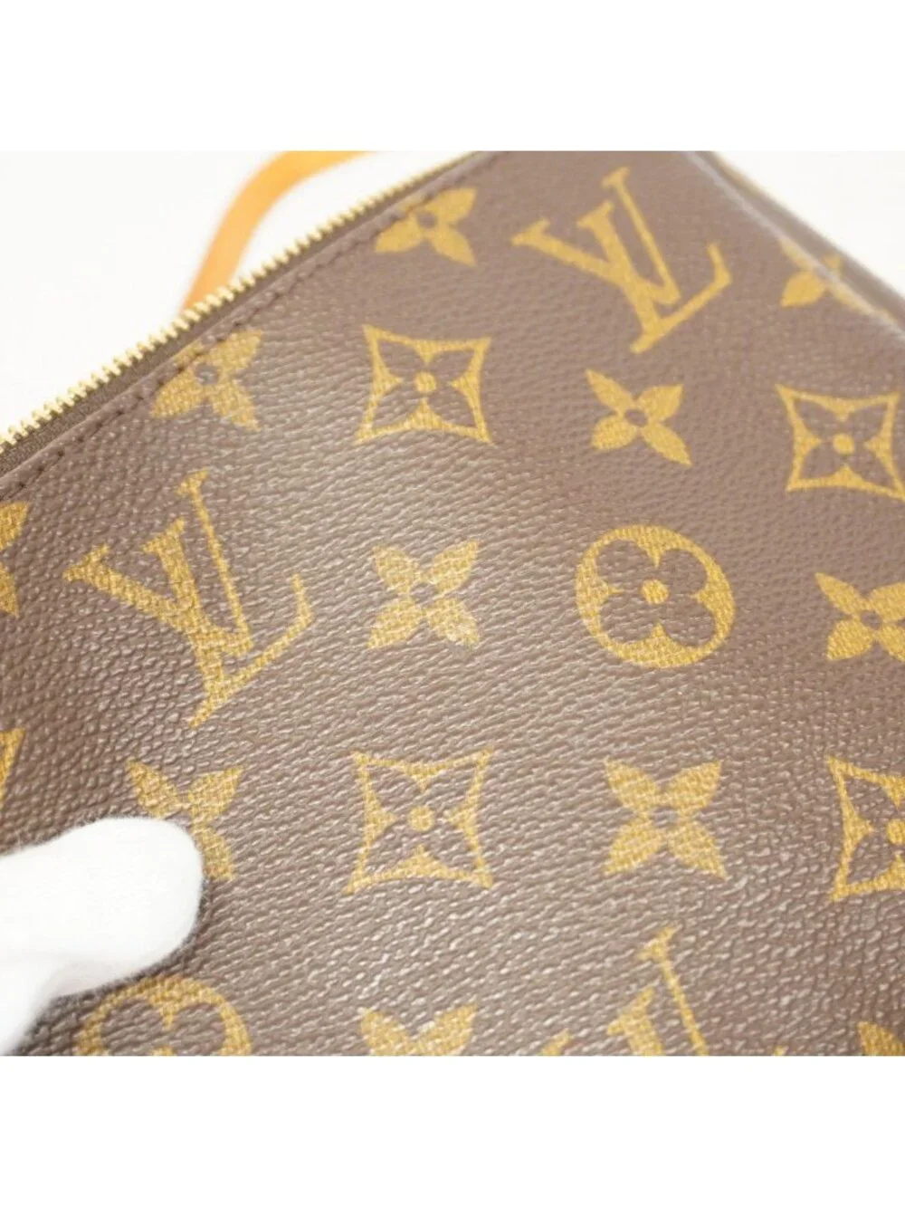 Louis Vuitton Pouch Monogram Pochette Soir Brown